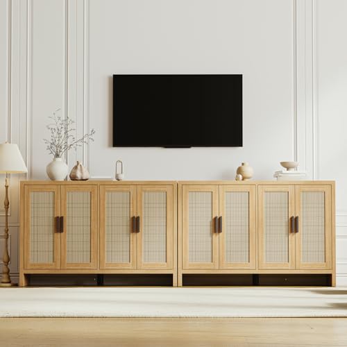 Rattan Buffet Cabinet with Storage