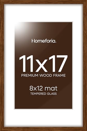 11x17 Brown Oak Picture Frame