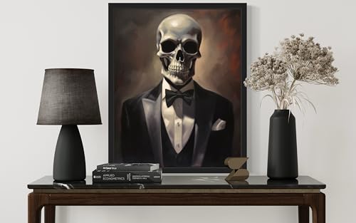 Skull Portrait Poster Art Print