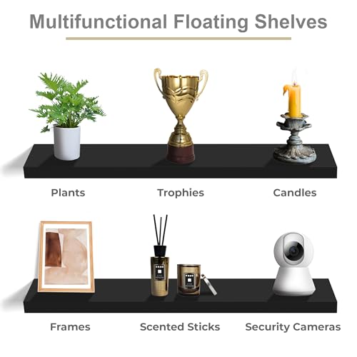 Floating Shelves for Wall Storage (2 Count)
