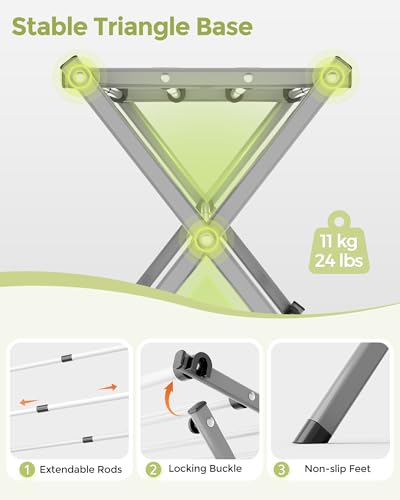 3 Tier Foldable Clothes Drying Rack