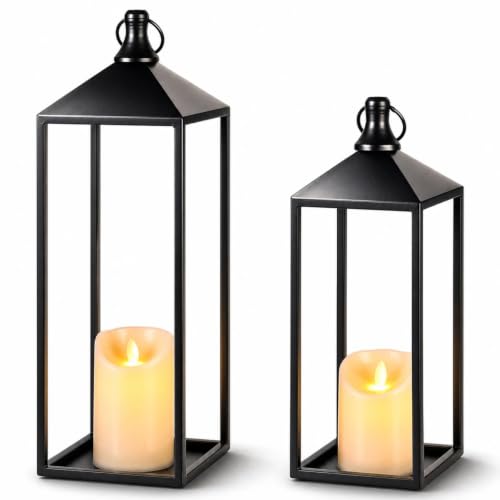 Lanterns Decorative Outdoor Indoor (2 Count)