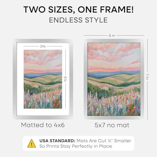 5x7 Silver Picture Frame