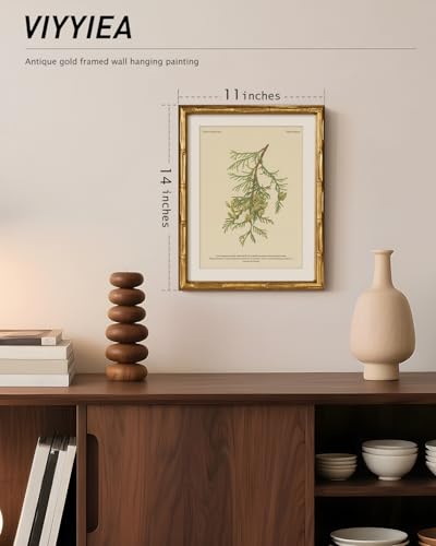 Gold Bamboo Framed Wall Art