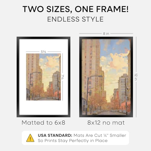 8x12 Black Picture Frame
