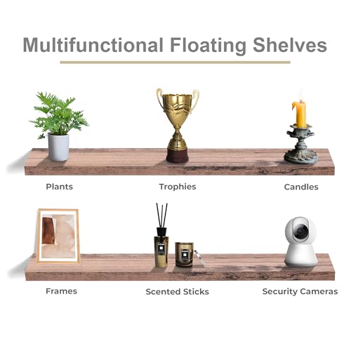 Floating Shelves for Wall Storage (2 Count)