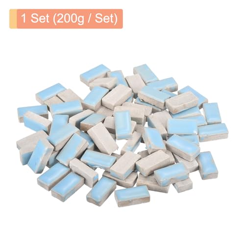 200g Ceramic Mosaic Tiles for Crafts Bulk