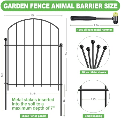 Decorative Garden Fence (10 Sq Ft)