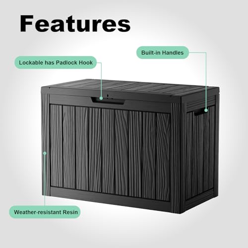 45 Gallon Resin Deck Box
