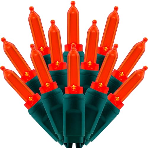 Red One piece Christmas Lights (100 Count)
