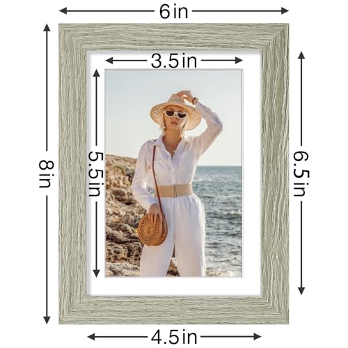 5x7 Picture Frames Set of 9 for Wall Mount or Tabletop (9 Count)