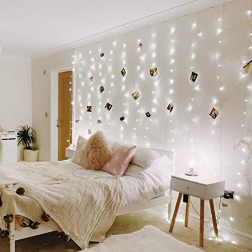Lighting Ever 306 LED Curtain Lights Cool White (306 Count)