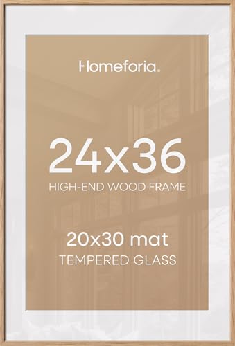 24x36 Natural Oak Poster Frame (2 Count)