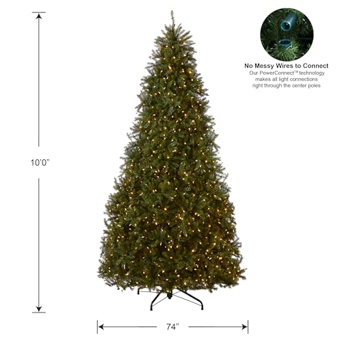 10ft Pre Lit Dunhill Fir Artificial Christmas Tree