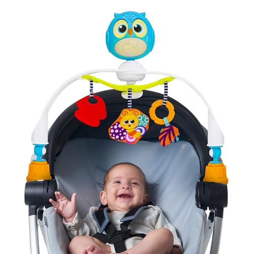 Baby Stroller Arch Toy with Relaxing Music & Lights