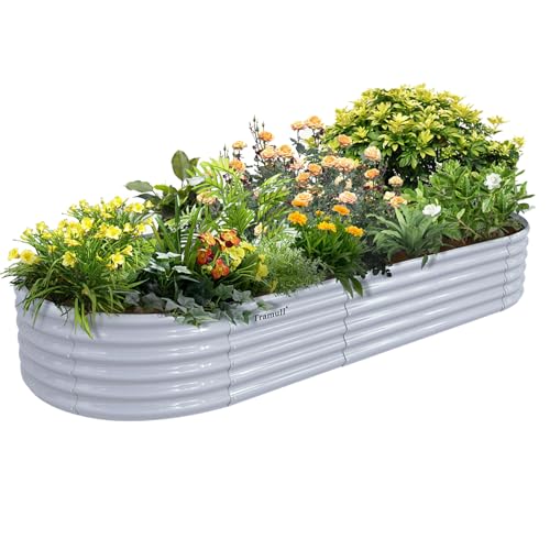 8x3x1.5ft Galvanized Raised Garden Bed