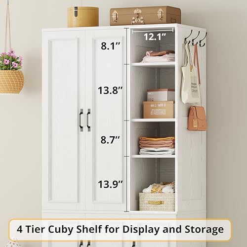 Armoire Wardrobe Closet 70" H