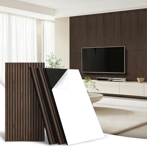 AKK Star Wood Slat Acoustic Panels (4 Count)
