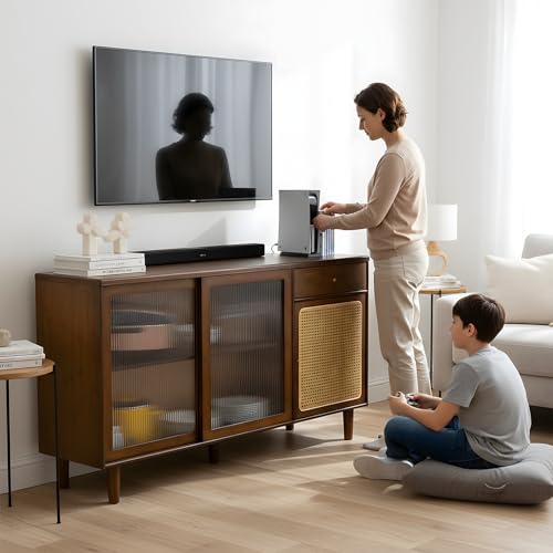 Bamboo Sideboard Buffet Cabinet