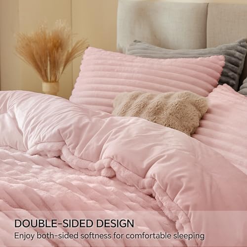 Fleece Queen Comforter Set