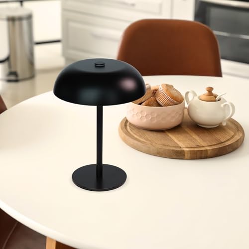 Cordless LED Mushroom Table Lamp