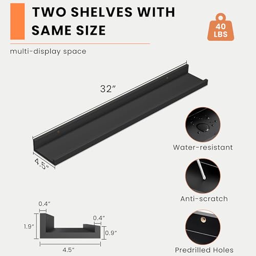 Picture Ledge Shelf (2 Count)