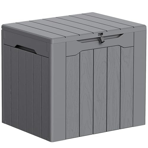 33 Gallon Resin Deck Box All Weather Outdoor Storage Boxes