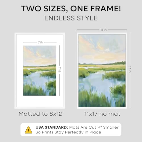 11x17 White Picture Frame