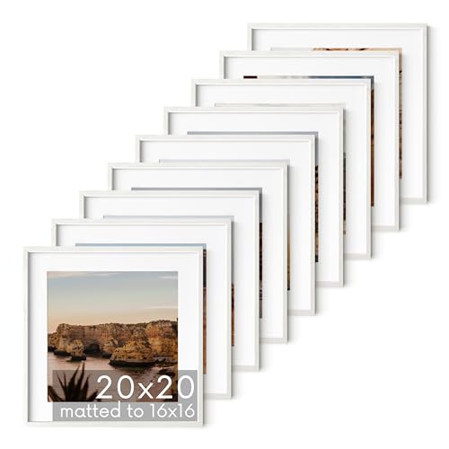 White Oak Wood 20x20 Picture Frames