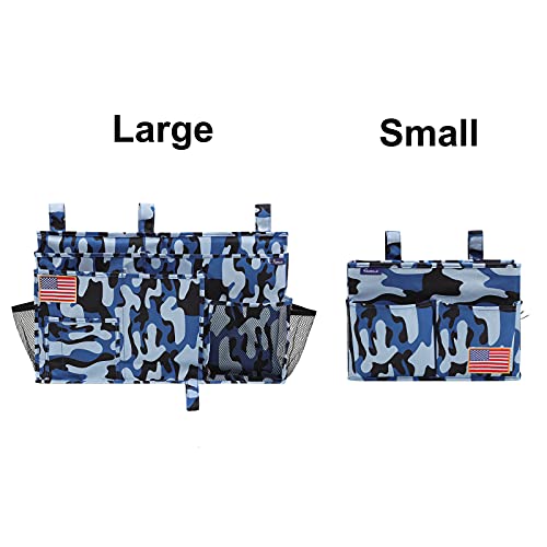 Bedside Caddy Hanging Bed Organizer Storage Bag Pocket for Bunk and Hospital Beds