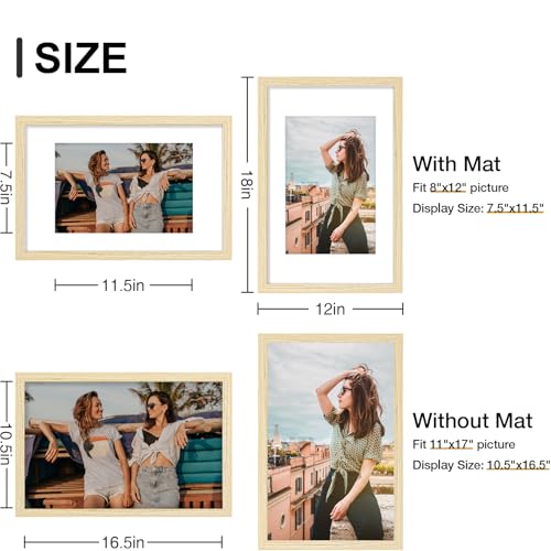 11x17 Picture Frames Set of 9 (9 Count)