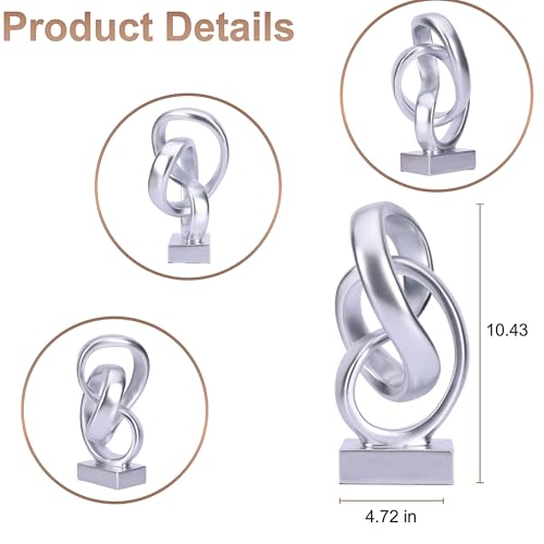 Modern Abstract Knot Sculpture
