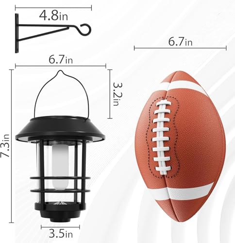 Solar Lanterns Outdoor Waterproof (2 Count)