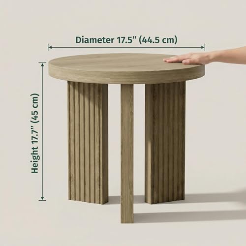 17.52" Small Round Side Table