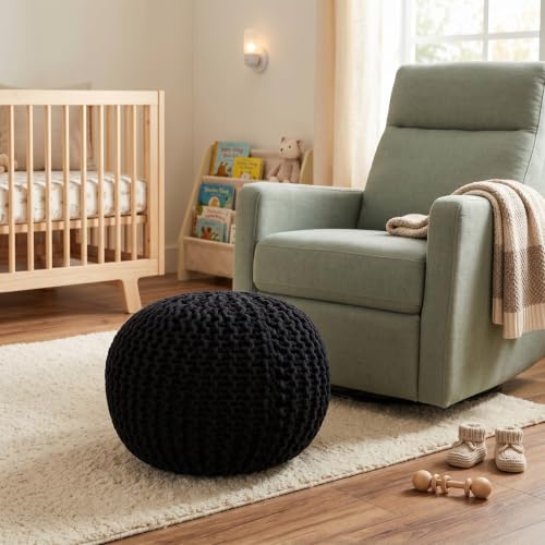 Round Pouf Ottoman Foot Rest