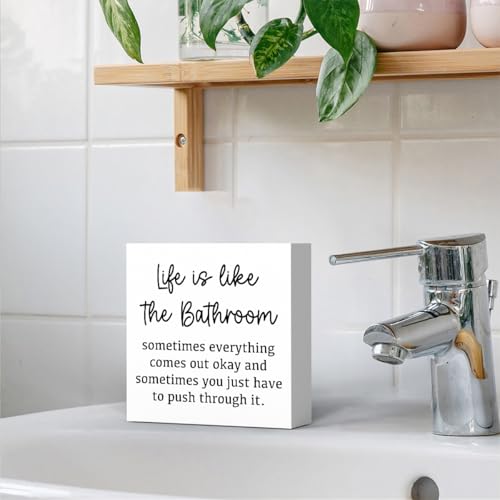 Life Is Like The Bathroom