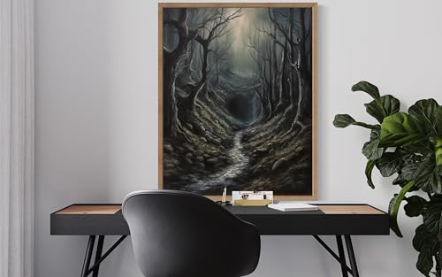 Dark Tunnel Poster Art Print