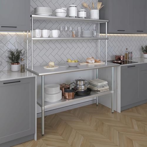 60 Inch Double Tier Overshelf