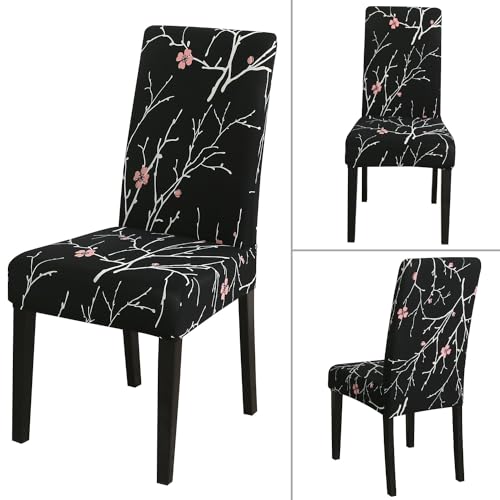 Pattern Chair Covers for Dining Room Set of 6