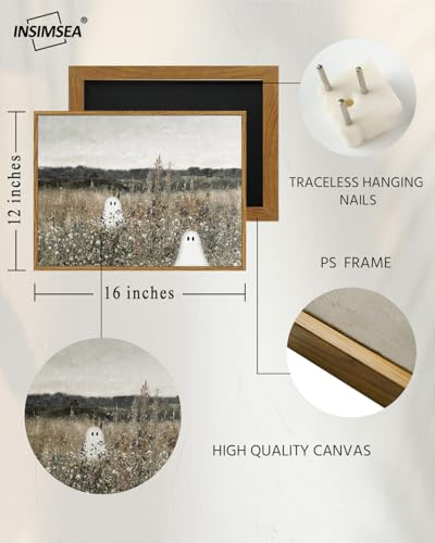 Framed Canvas Prints Art Ghost Decor