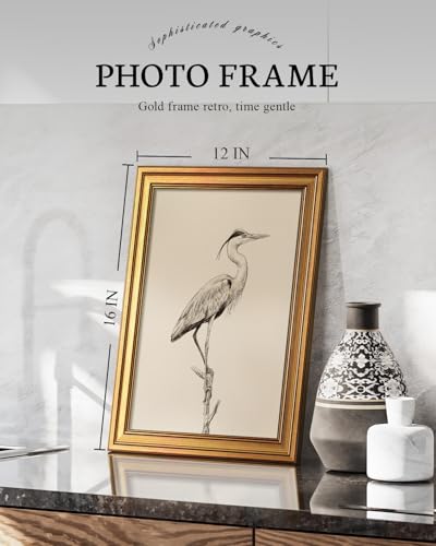 Vintage Gold Framed Wall Art