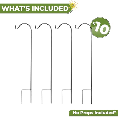 Shepherds Hooks for Outdoor (10 Count)