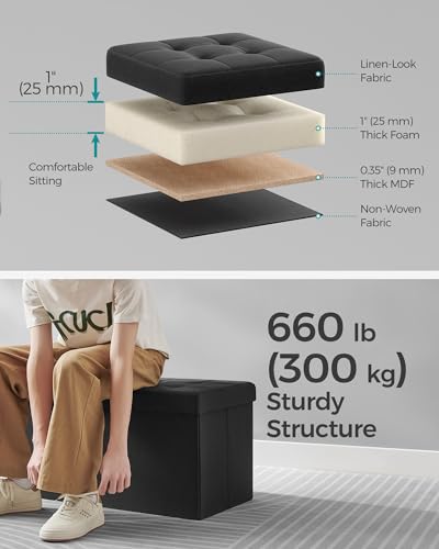 30 Inches Storage Ottoman