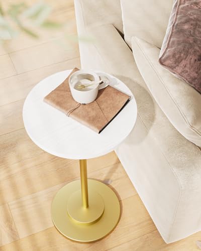 Drink Table Round Side Table for Small Spaces