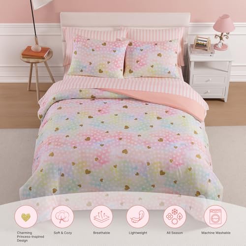 Queen Comforter Set with Sheets for Girls