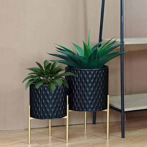 Plants Pots with Stand (2 Count)