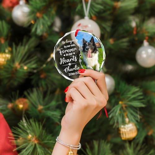 Personalized Memorial Pet Glass Ornament