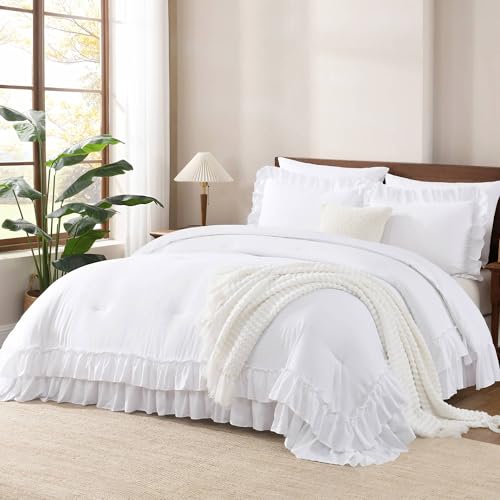 Ruffle Oversized Queen Comforter Set
