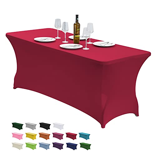 8FT Stretch Spandex Fitted Tablecloth