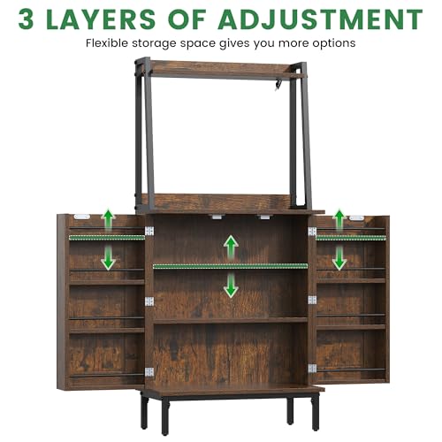 51" Kitchen Baker's Rack with Storage